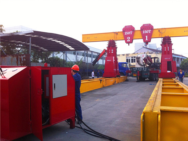 液壓龍門吊安裝-1